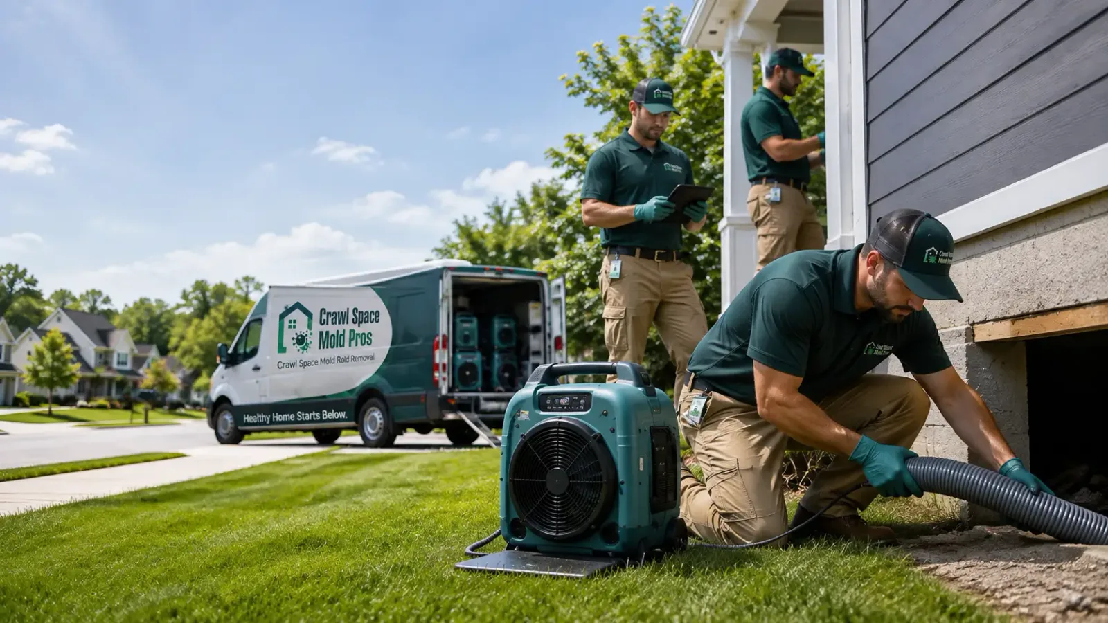 Crawl Space Mold Removal in Hightstown, NJ